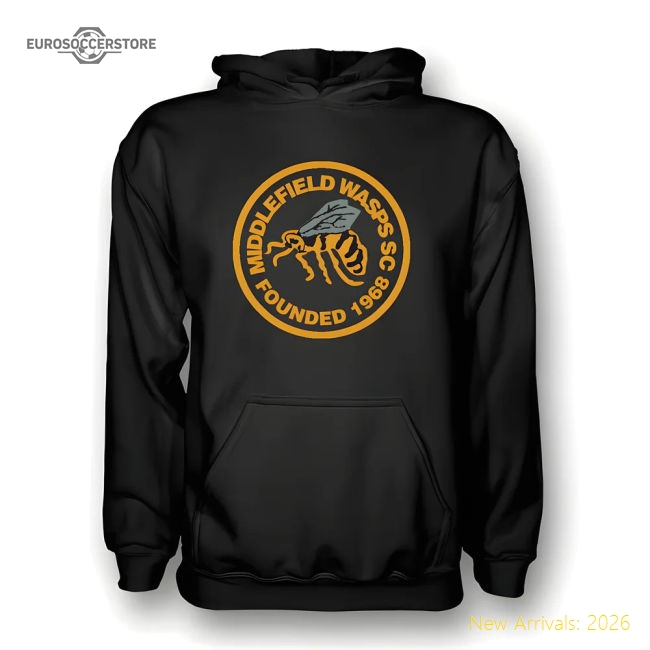 Middlefield Wasps Core Hooded Top (Black) - Kids