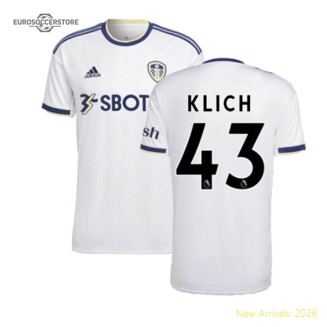 2022-2023 Leeds United Home Shirt Klich 43 Supporter Version