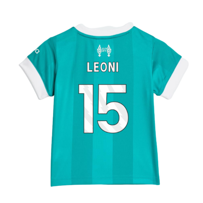 Stretchable 2025-2026 LIV Third Football Shirt Leoni 15 Adults #13468
