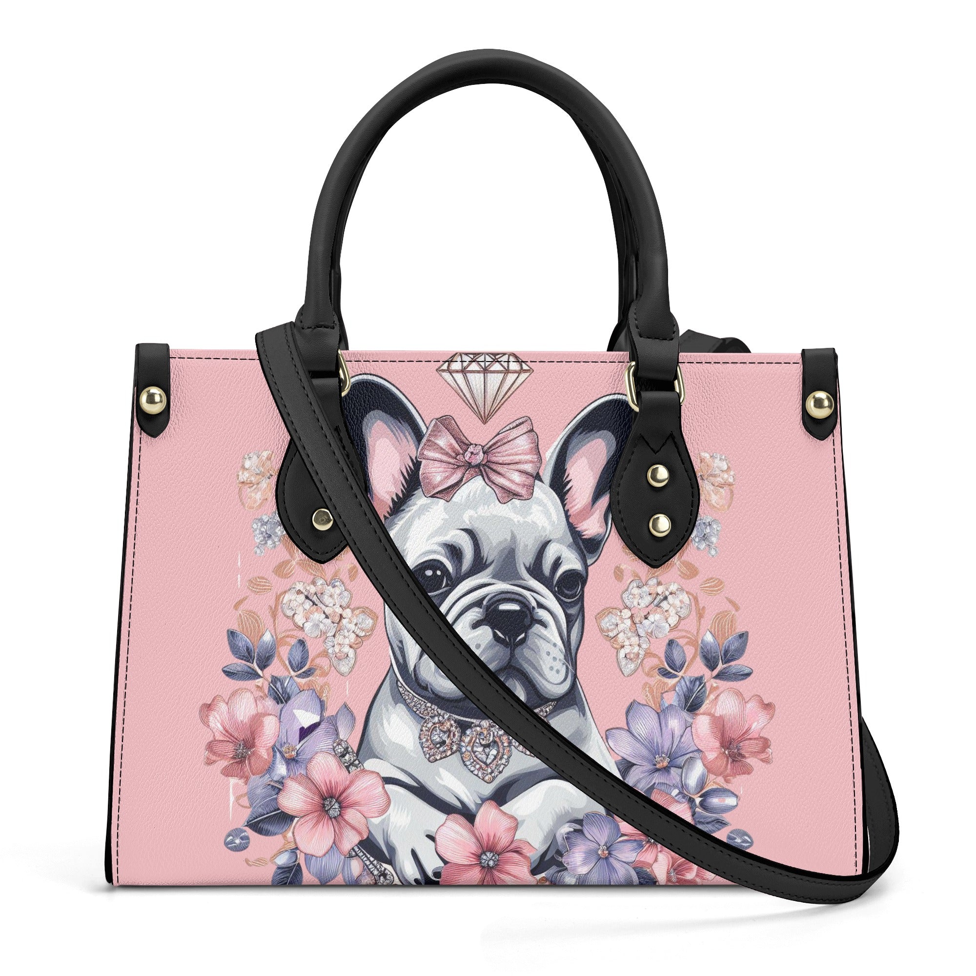French Bulldog Lover Ginger Luxury Women Handbag Cute Frenchie Fan Gear