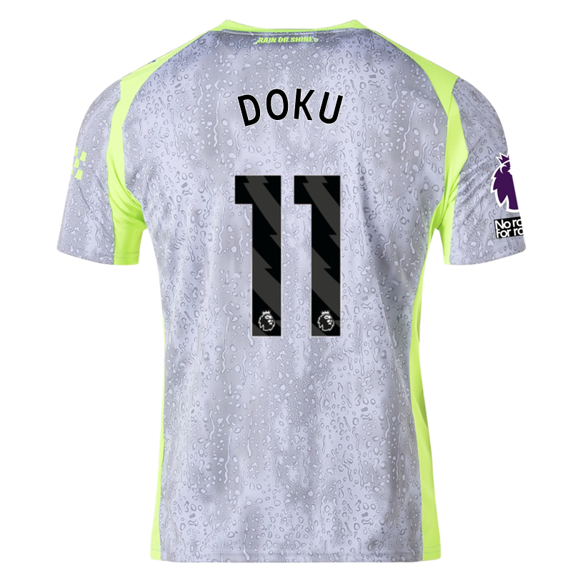 Manchester City Doku 2025-2026 UCL Third Jersey – Authentic Shirt