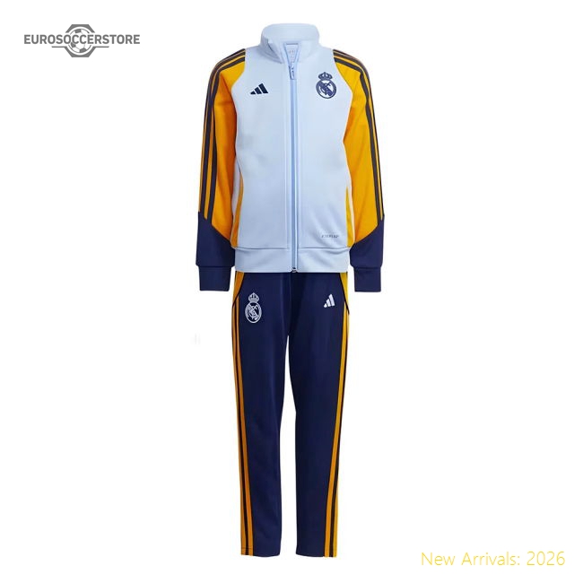 2024-2025 Real Madrid Tracksuit (glow Blue) - Infants - Cost-effective