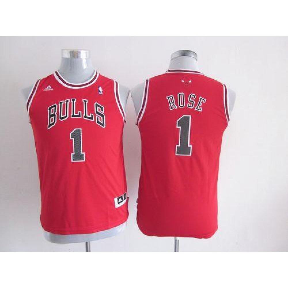 Authentic 1 Red Jersey - - Basketball Fan Gear