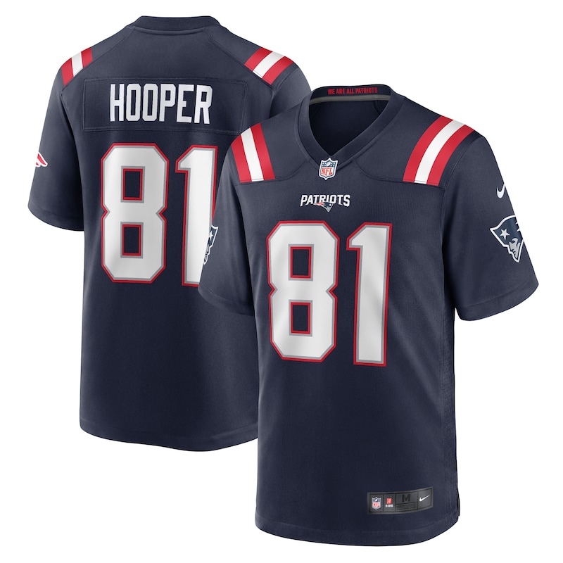 None Austin Hooper NE Patriots Iconic Budget-Friendly Jersey