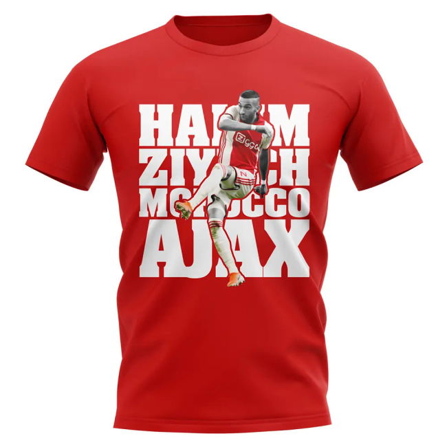 Ajax 2025-2026 T-shirt Red - High Quality Shock Absorption Edition -