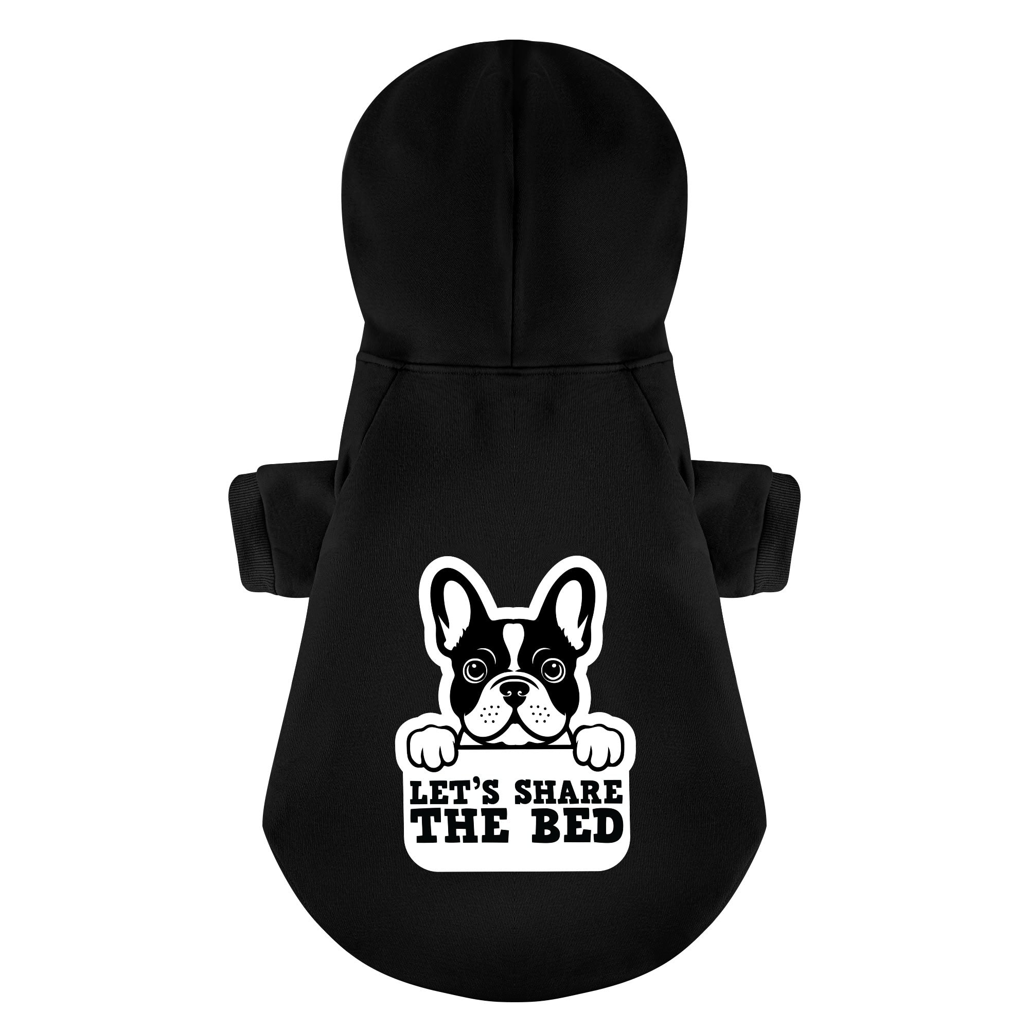 Let’s share the bed and NO - Matching French Bulldog Hoodies – Stylish, Cozy & Personalized!