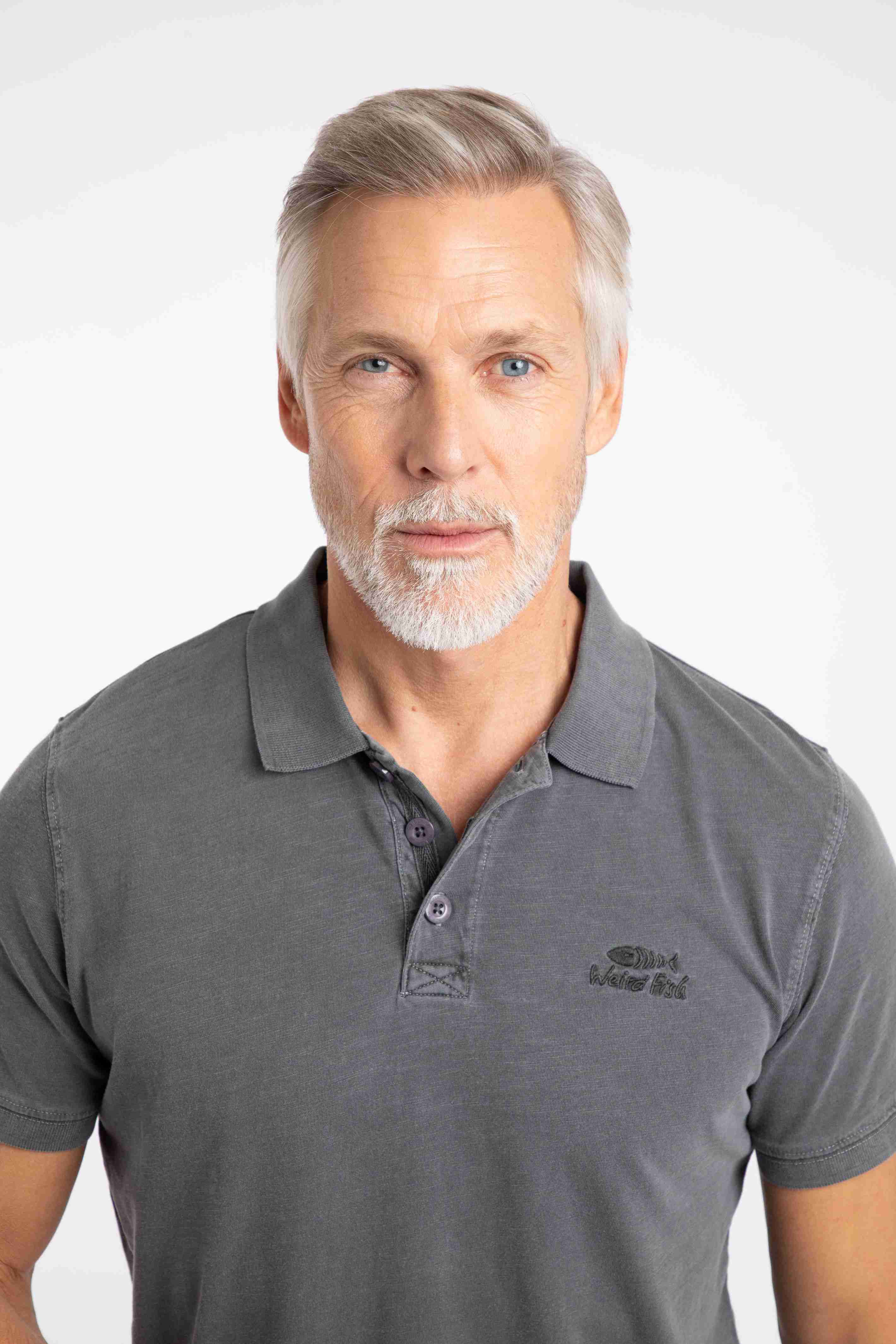 Indy Slub Polo Shirt Coal