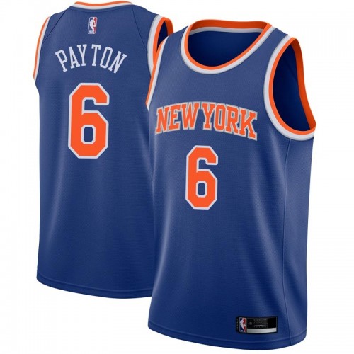 Superior NYK #6 Elfrid Payton 2024 Icon NBA Swingman Jersey Blue -