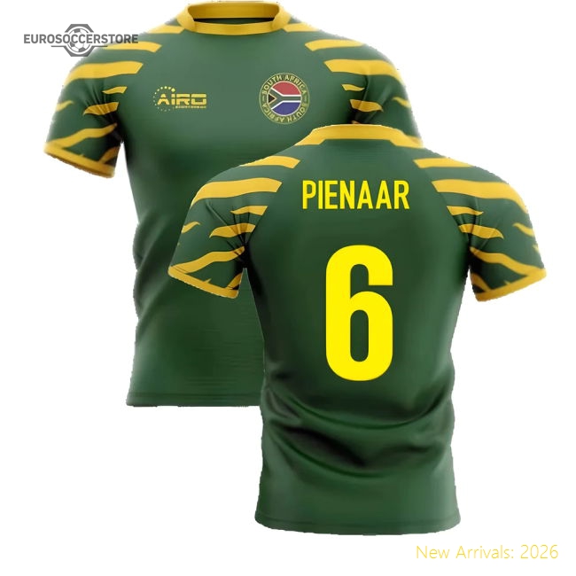 2025-2026 South Africa Springboks Home Concept Rugby Shirt (Pienaar 6)