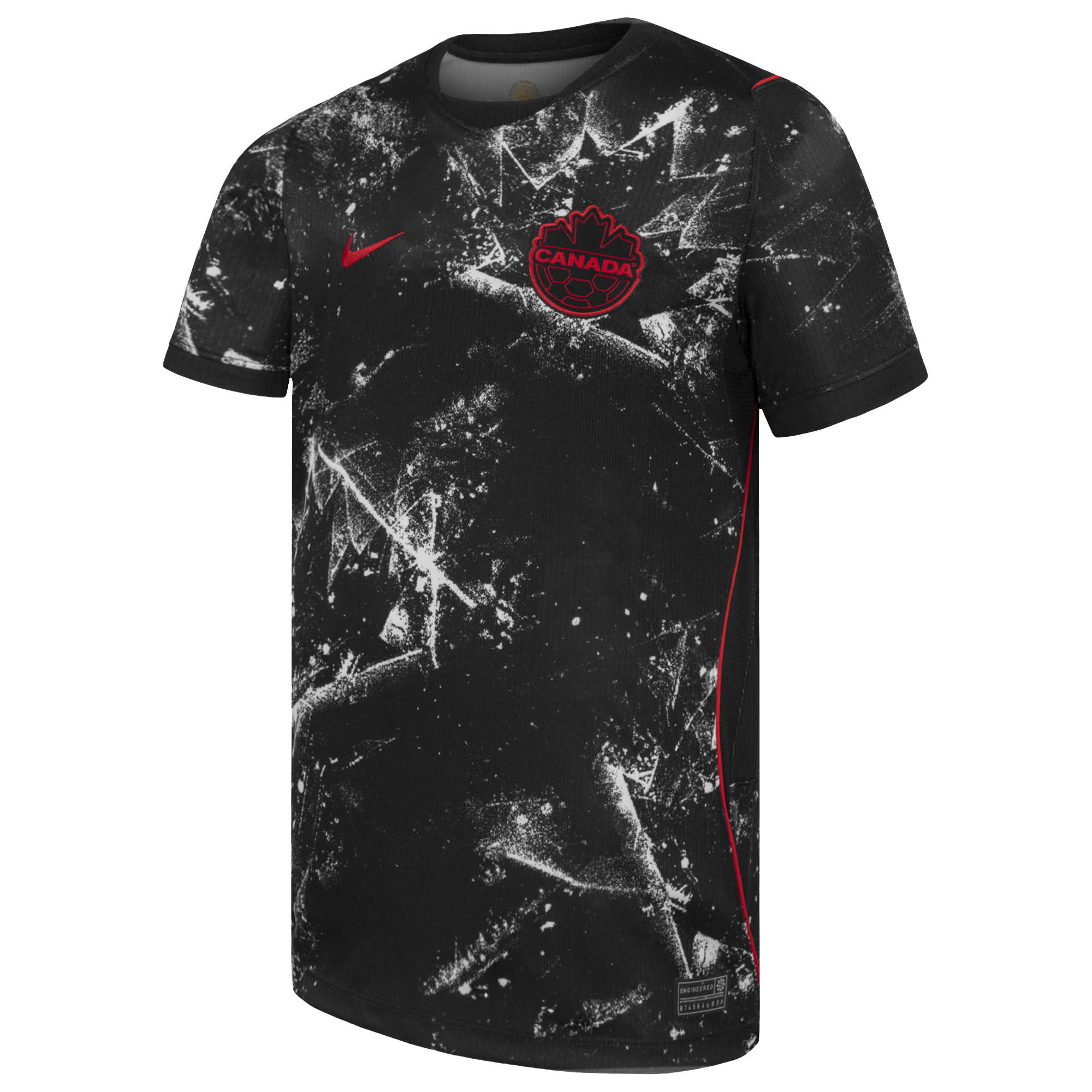 [SJH] Canada Soccer Youth 2026 Away Stadium Replica Jersey - Black