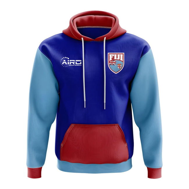 Premium-Quality World-Class Fiji Concept Country Football Hoody (Blue)