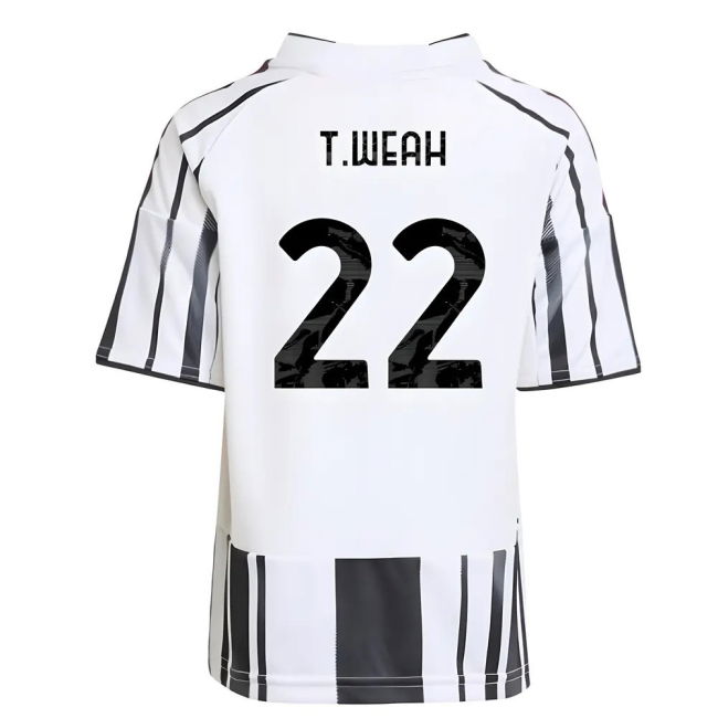 Original Replica Juventus Home Fan Shirt for Adults (Weah 22)