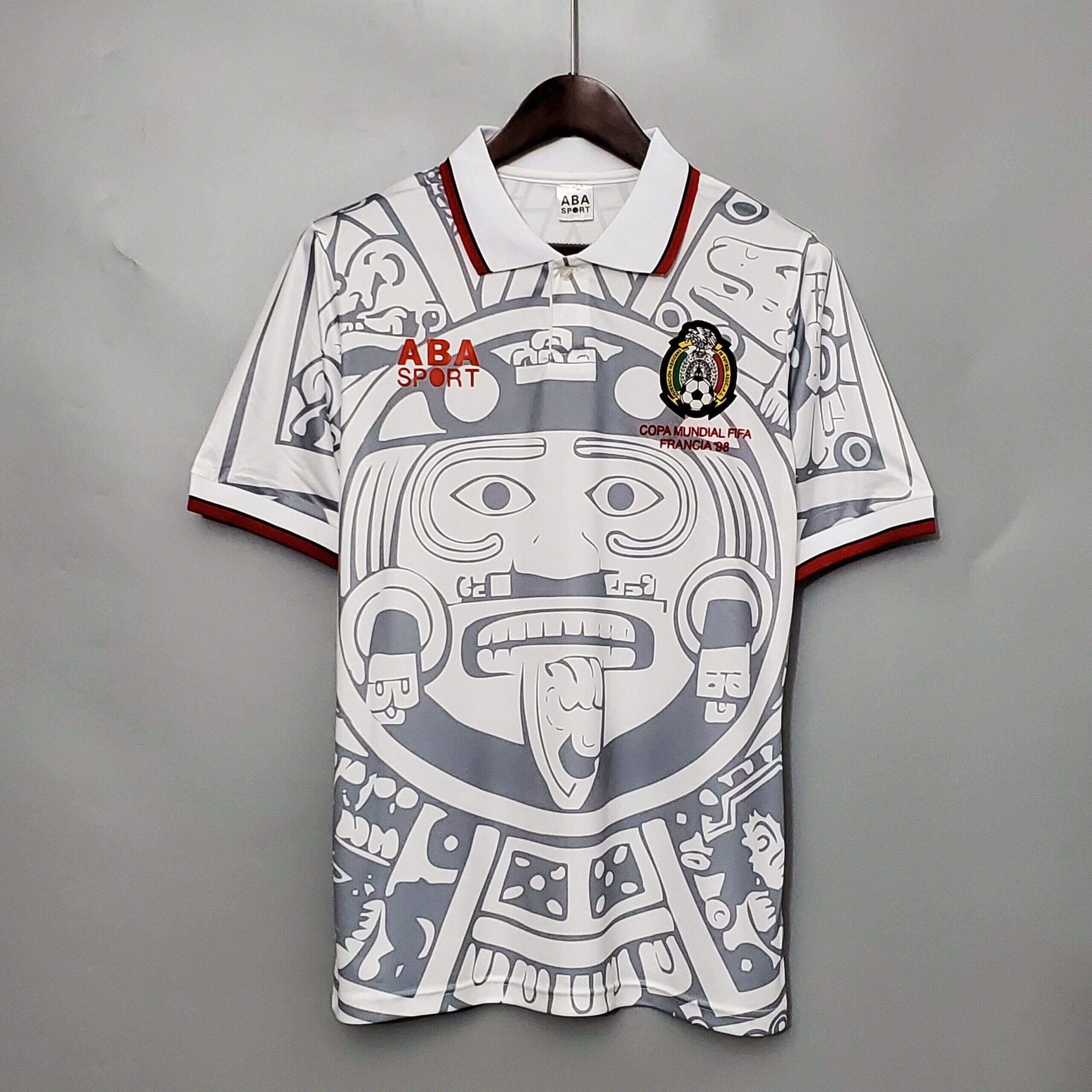 Cheap 1998 Mexico away retro kit