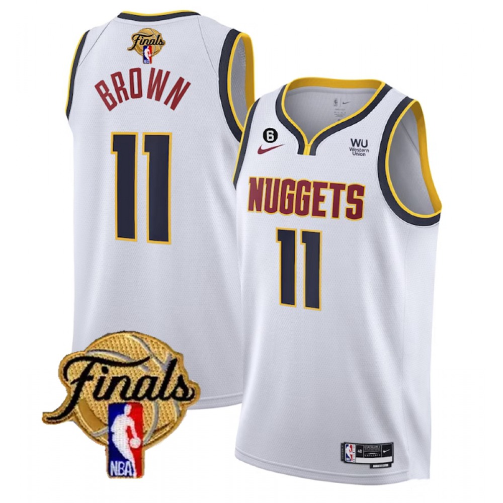 Pro Grade Denver Nuggets 11 White Jersey - Fan Favorite