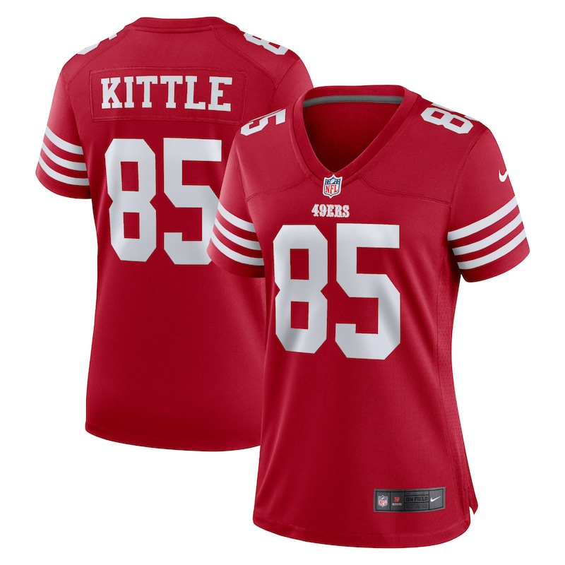 George Kittle San Francisco 49ers Nike Women's Team Game Pla...