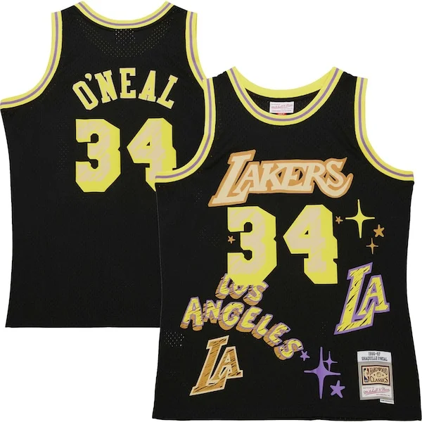 Shaquille O'Neal LAL Swingman Jersey - classic genuine - Black
