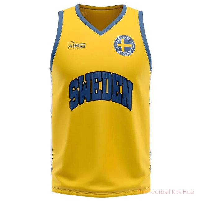 Sweden Home Concept Basketball Shirt - Baby