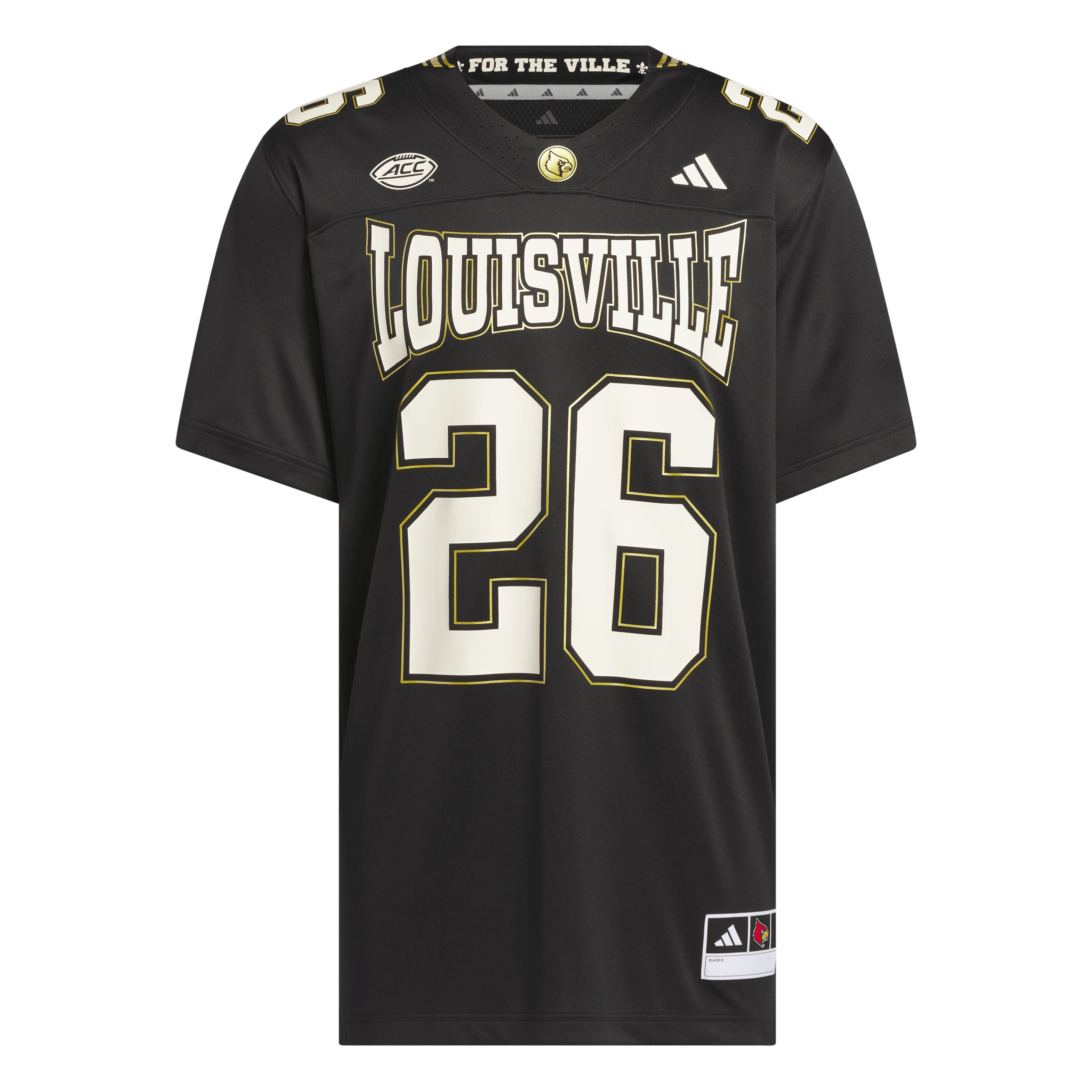[NJP] Louisville Cardinals For the Ville Premier Strategy Jersey - Black
