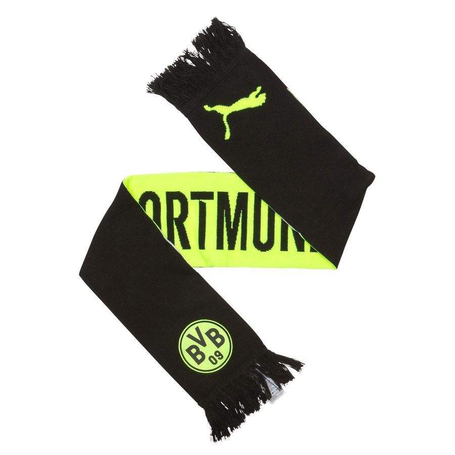 Dortmund Scarf Essentials Puma Jet Black/yellow Alert