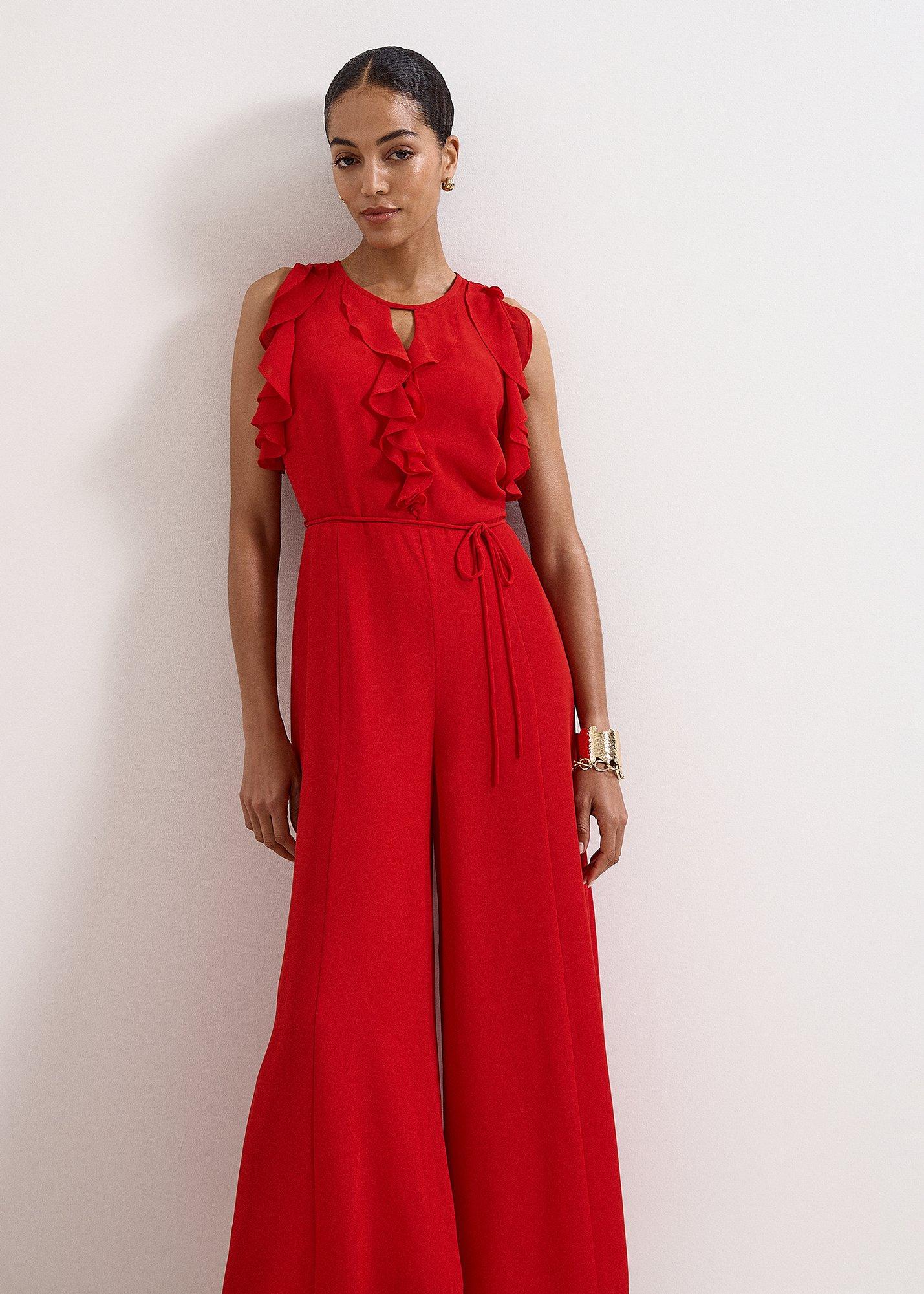 Rachel Red Jumpsuit