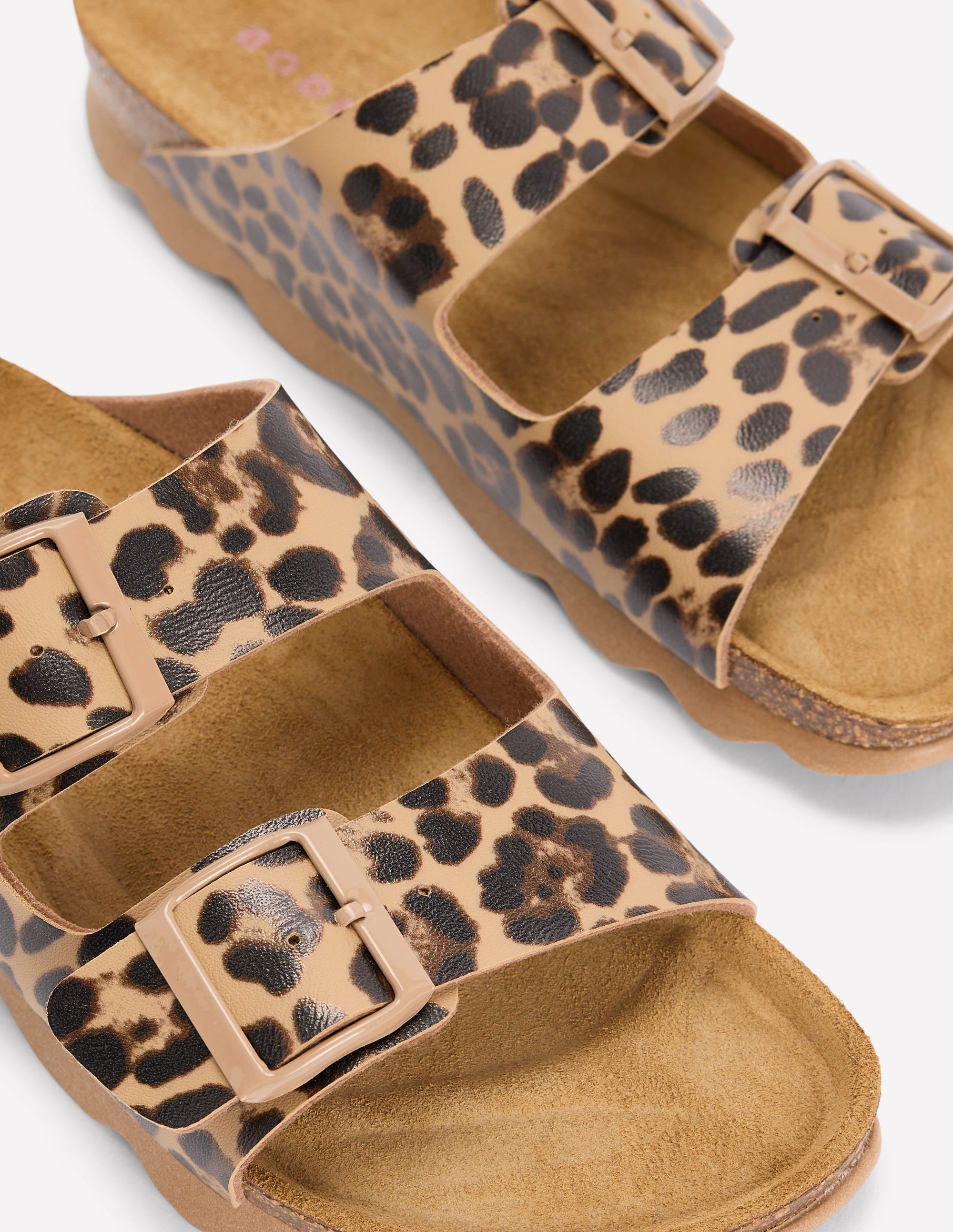 Lyla Printed Buckle Sliders