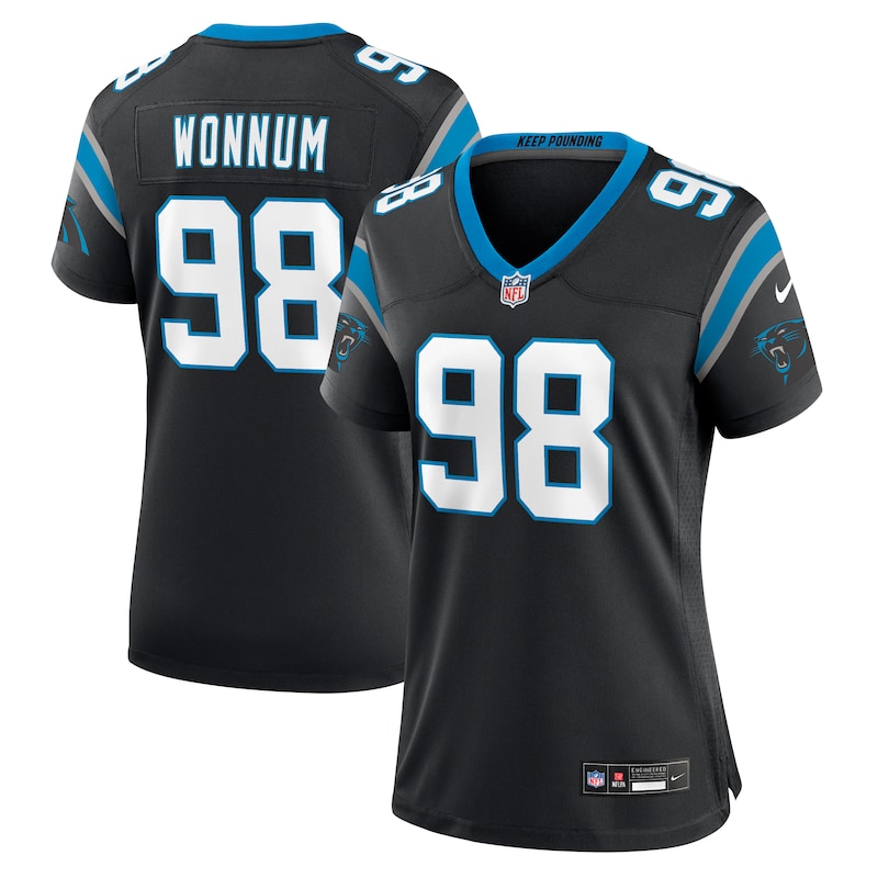 None D.J. Wonnum CAR Panthers Classic Authentic Jersey Football Appare