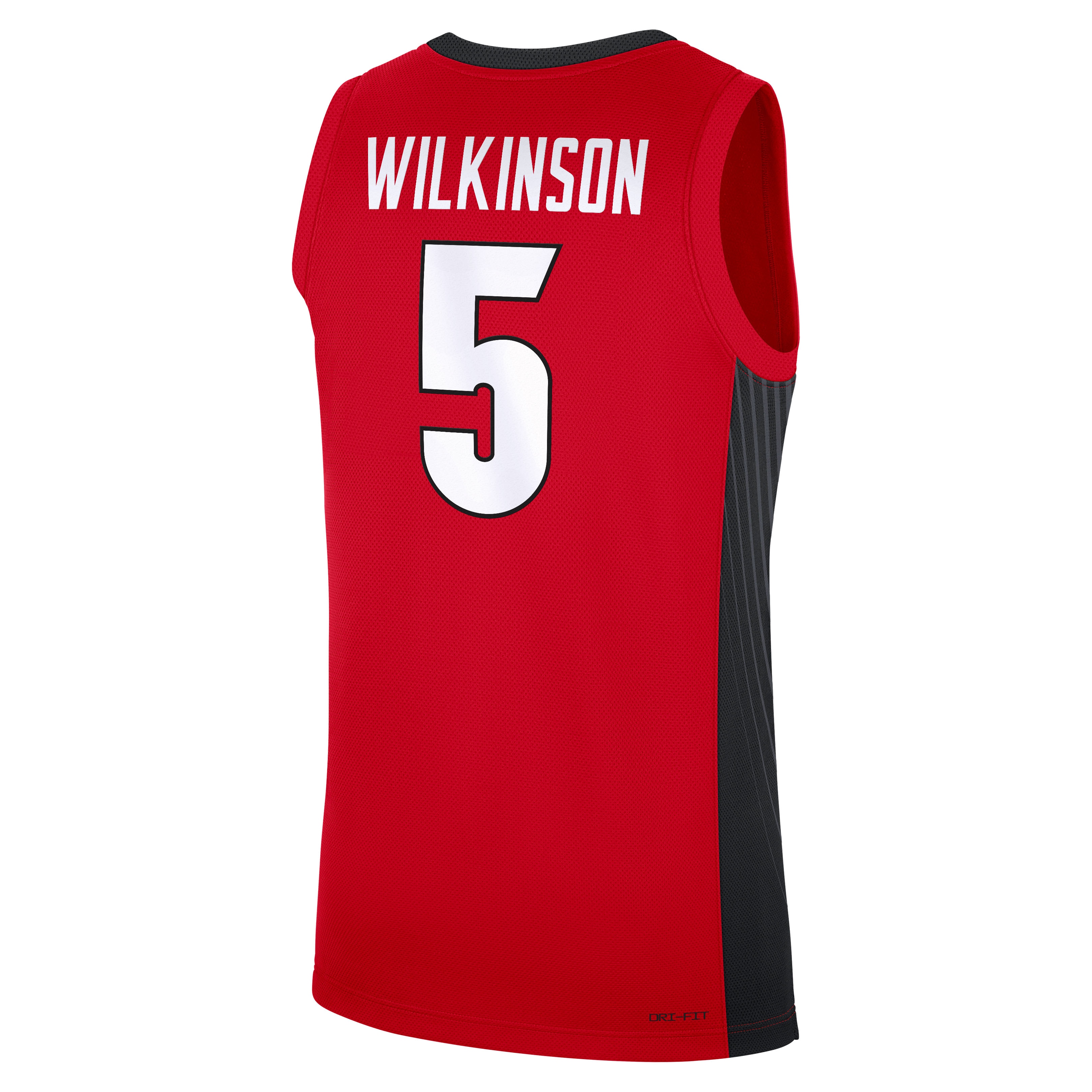 [NJP] Jeremiah Wilkinson Georgia Bulldogs NIL Men's Basketball Replica Jersey - Red
