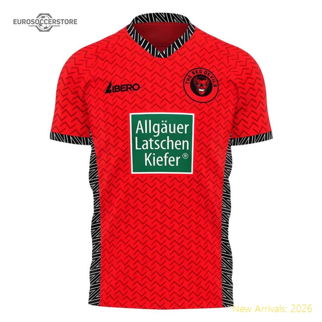 Exceptional Kaiserslautern 2025-2026 Home Concept Football Kit (lib