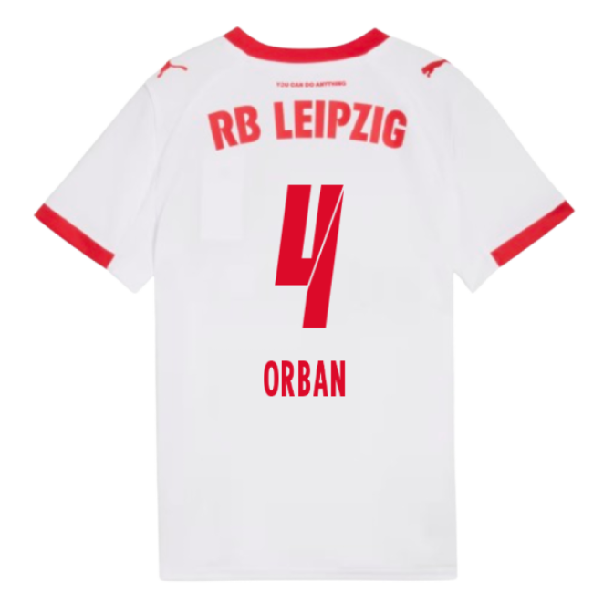 High-Quality 2025-2026 Red Bull Leipzig Home Shirt (Kids) (Orban 4)