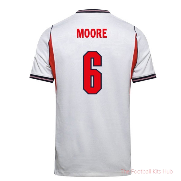 2026-2027 England Home Shirt (Moore 6)