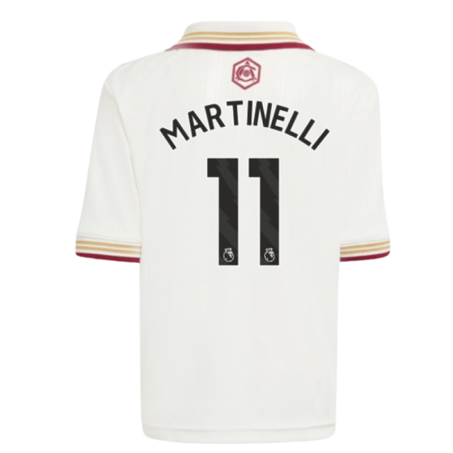 Arsenal Third Soccer Shirt 2025-20 Martinelli 11 L M S