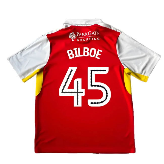 Authentic Design Rotherham Home Shirt Good Xl Bilboe #45 2024-2025...