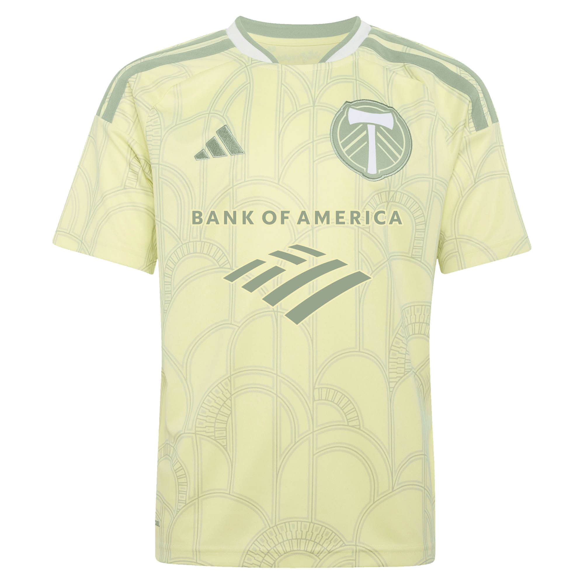 [SJH] Finn Surman Portland Timbers Youth 2026 Civic Stadium Kit Replica Jersey - Yellow