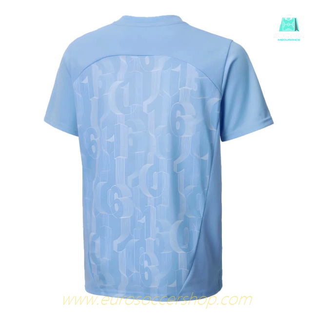 2024-2025 Man City Prematch SS Shirt (Light Blue) - Kids (Kelly 9)