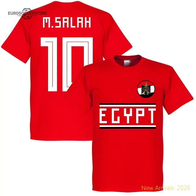Luxury Pharaohs Mohammed Salah Team T-shirt - Red - Premium Collection