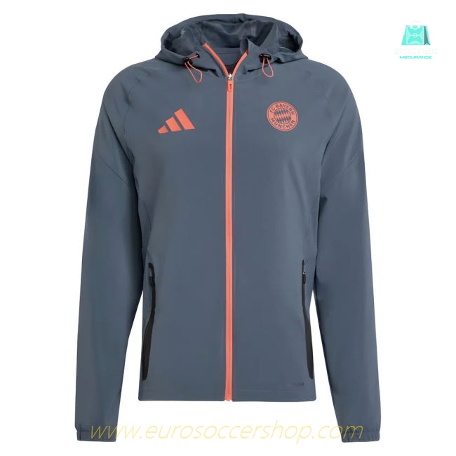 2025-2026 Bayern Munich Vis Tech Travel Jacket (Bold Onix)