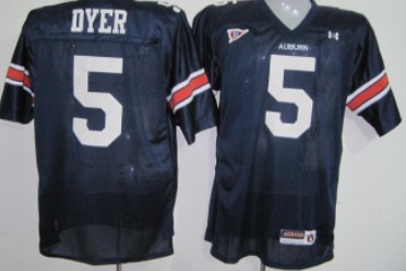 match worn Men's None Dyer Navy #5 Blue 2024 Football Jersey