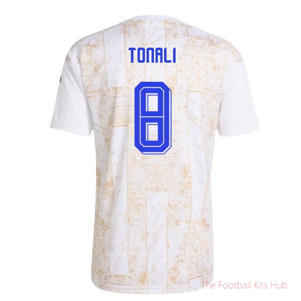 Italy National Team 2026 2027 Home Pre Match Shirt (White) (Tonali 8)