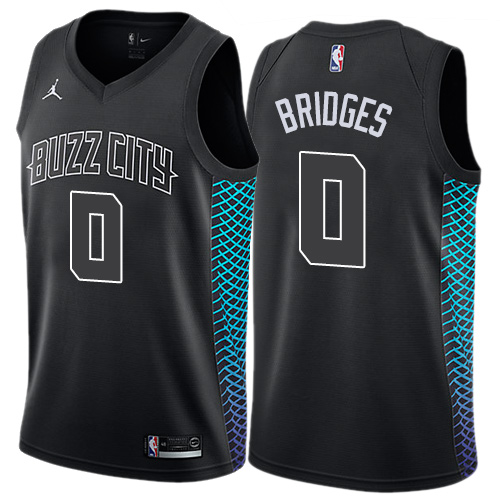 Superior CHA #0 Miles Bridges 2024 City NBA Swingman Jersey Black -