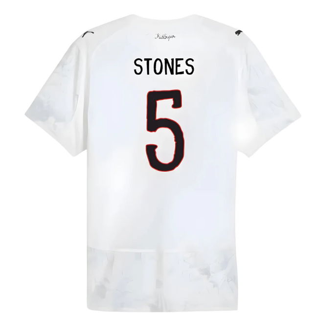 Kids Stones 5 Retro Manchester City Collectible Home Retro Jersey