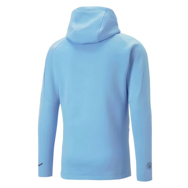 Men's 2023-2024 Manchester City Casuals Hoody Jacket (Light Blue)