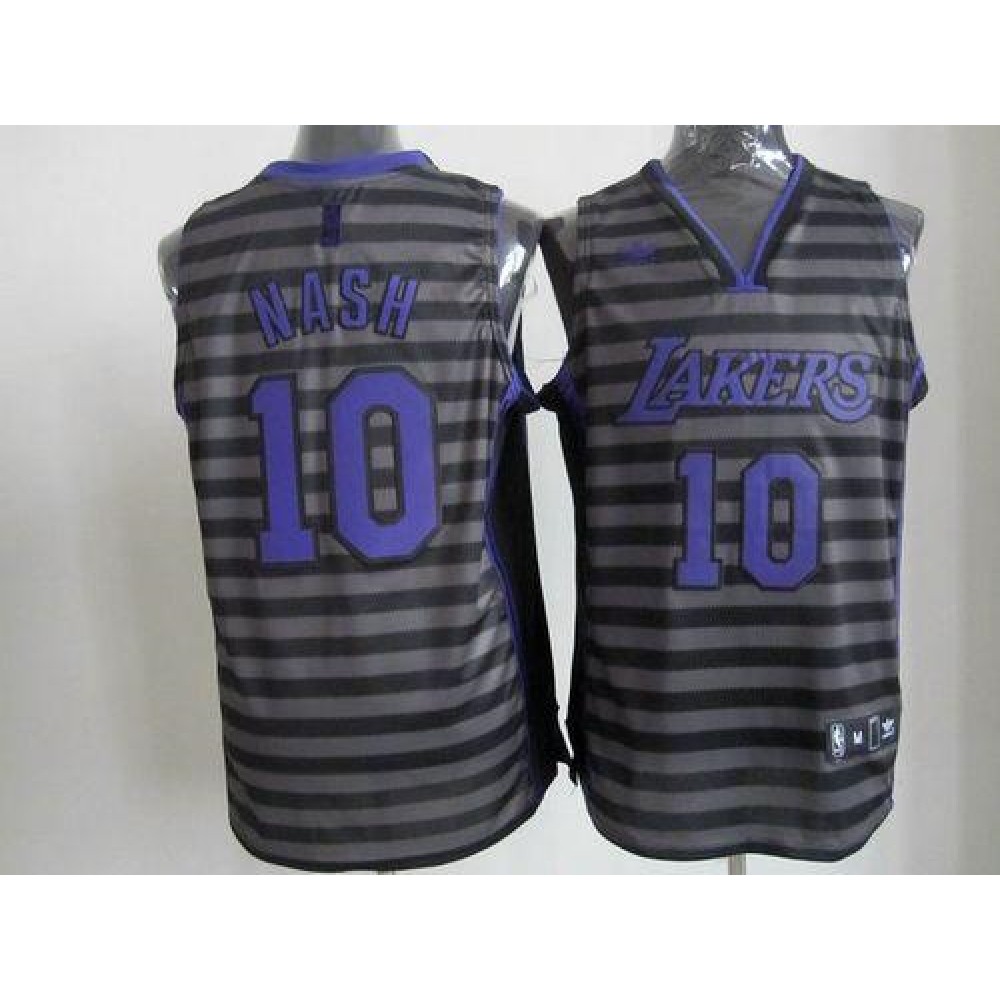 Collector's Item Men's LA Lakers #10 Steve Black Basketball Jersey