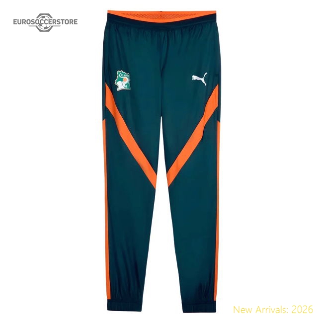 High-quality 2024-2025 Ivory Coast Prematch Woven Pant (dark Myrtle)