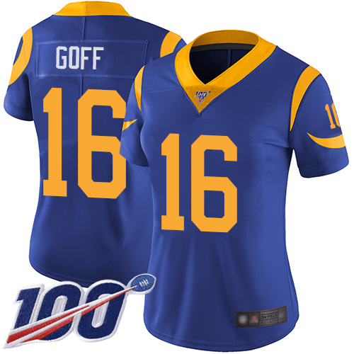 Official NFL s Los Angeles Rams #16 Jared Goff Red Limi-v3