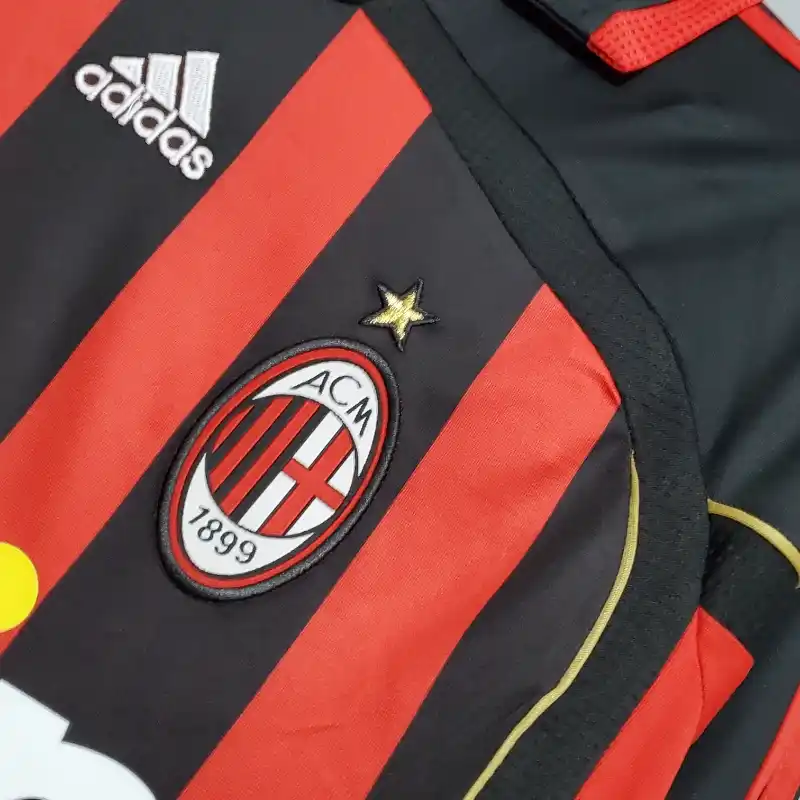 2006-2007 Long Sleeve AC Milan Jersey retro kit