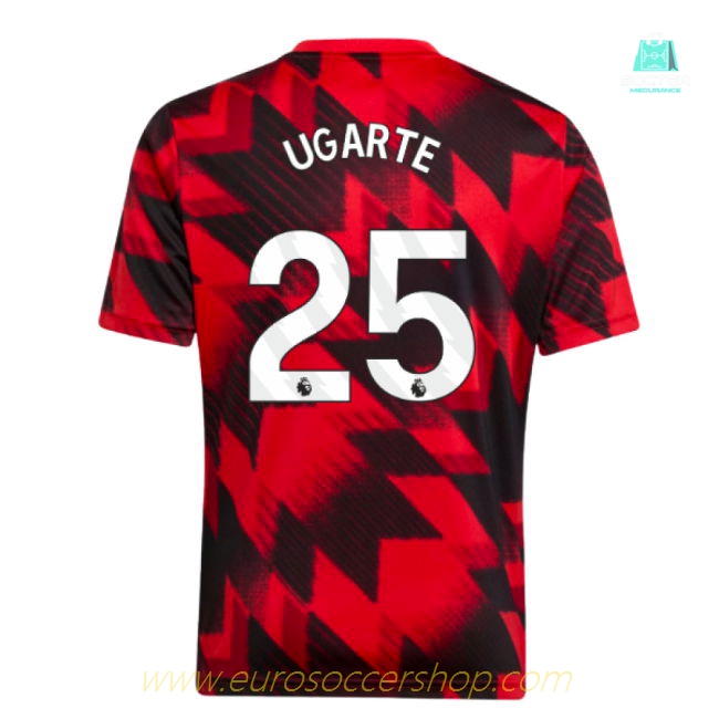 2025-2026 Man Utd Pre-Match Shirt (Red) - Kids (Ugarte 25)