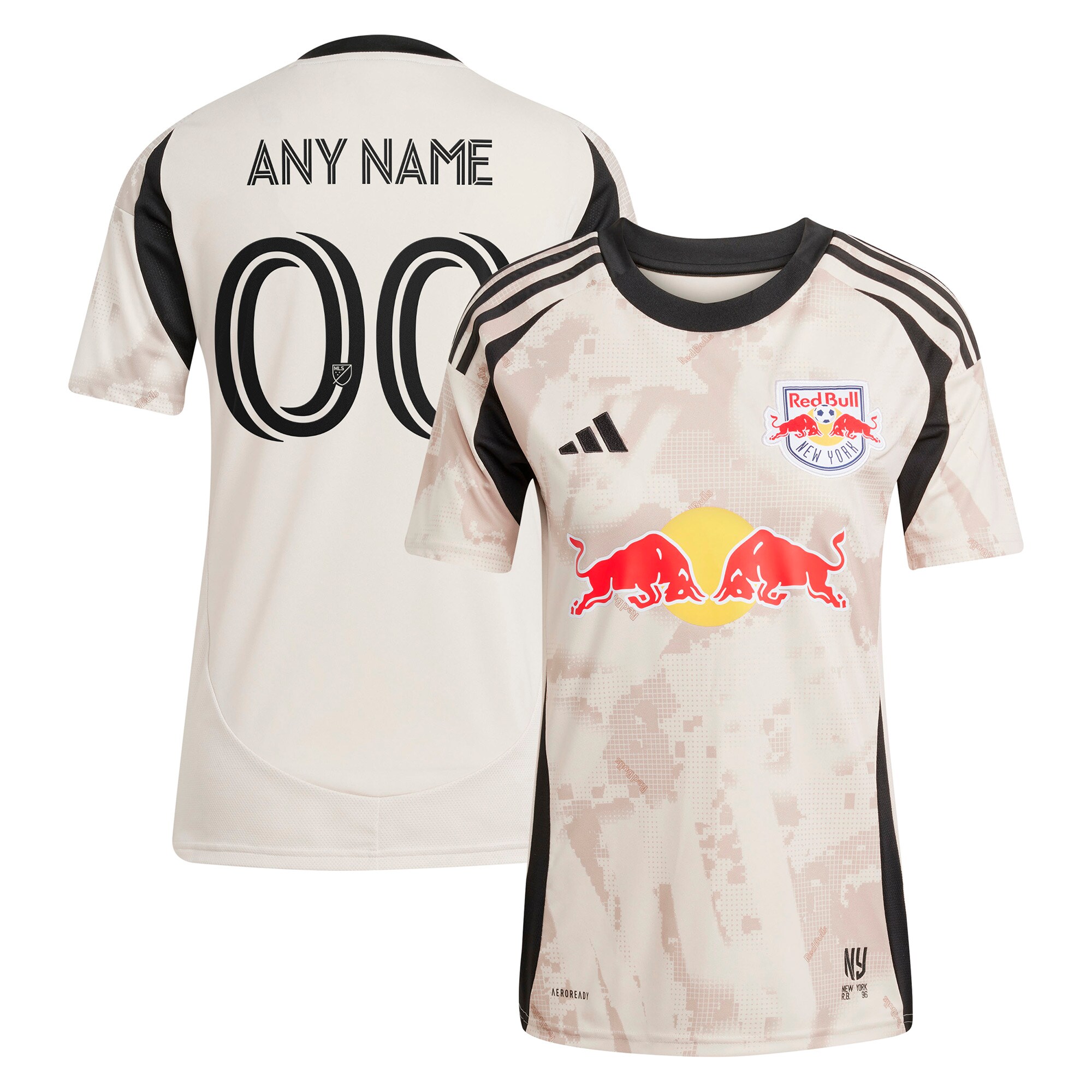 [SJH] New York Red Bulls Women's 2025 Stone Kit Replica Custom Jersey - Tan