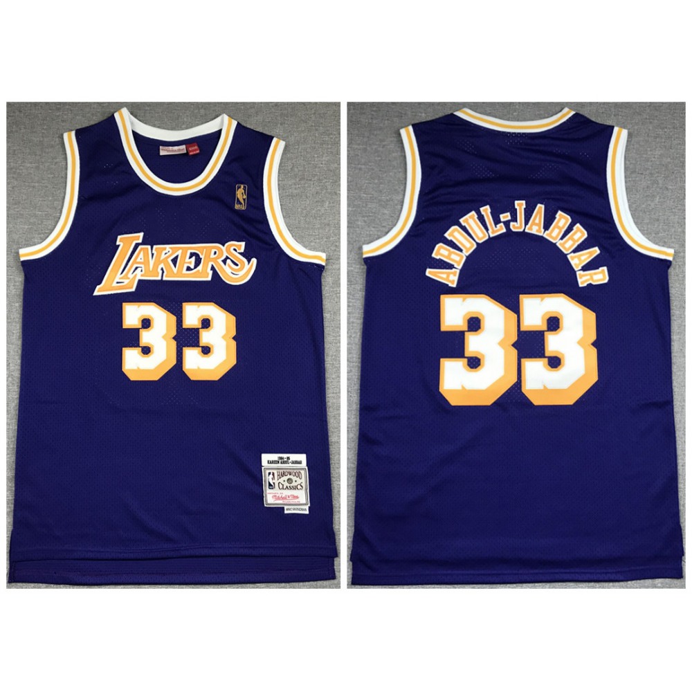 Official 33 Los Angeles Lakers Jersey Purple - - NBA Collection