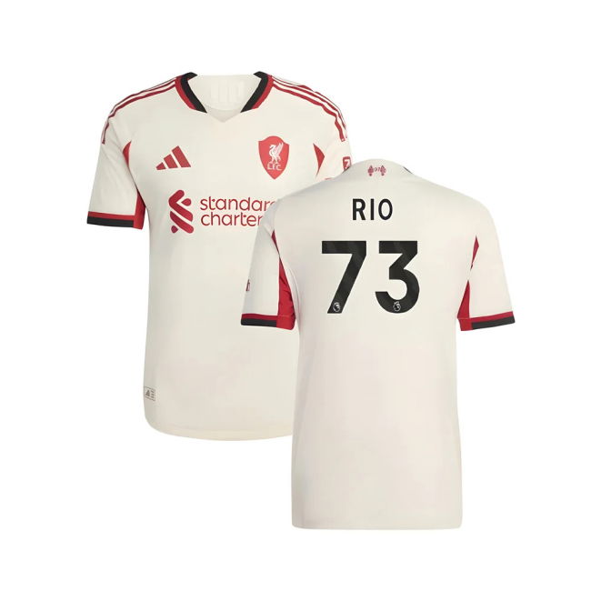 Premium Liverpool Rio 73 2025 2025-2026 Liverpool Authentic Away Sh...
