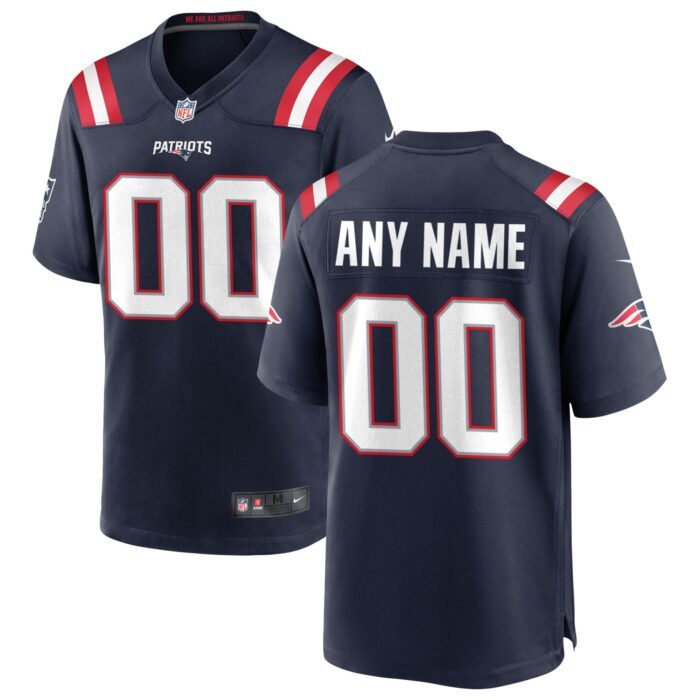 None Men's Nike New England Patriots Great Value Replica Jersey